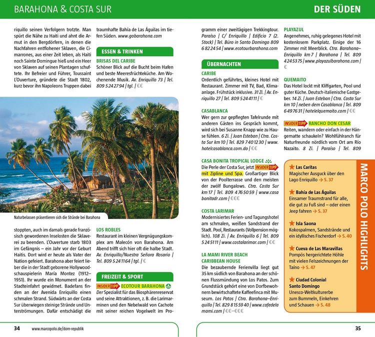 Produktbild: MARCO POLO Reisef&uuml;hrer Dominikanische Republik
