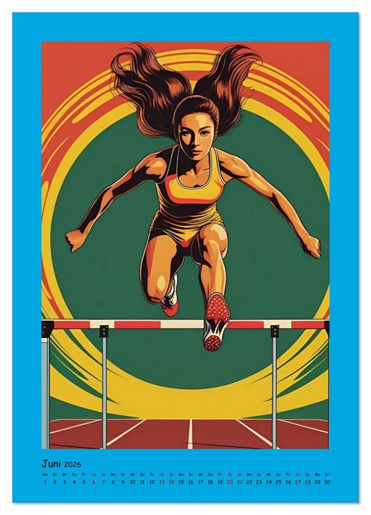 Produktbild: Olympische Sportarten (hochwertiger Premium Wandkalender 2026 DIN A2 hoch), Kunstdruck in Hochglanz