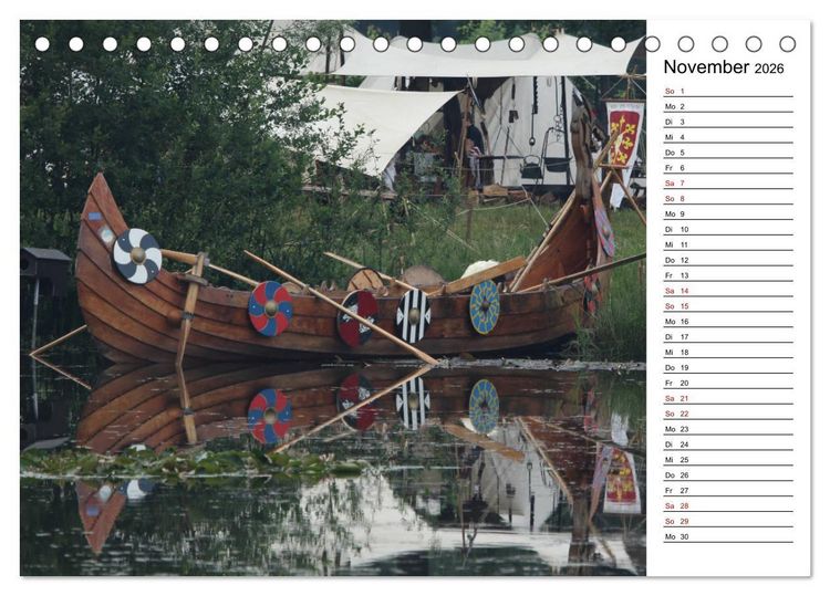 Produktbild: Mittelalter - Leben (Tischkalender 2026 DIN A5 quer), CALVENDO Monatskalender