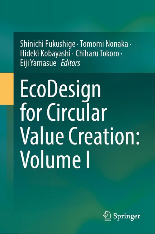 Produktbild: EcoDesign for Circular Value Creation: Volume I
