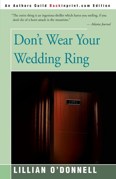 Produktbild: Don't Wear Your Wedding Ring