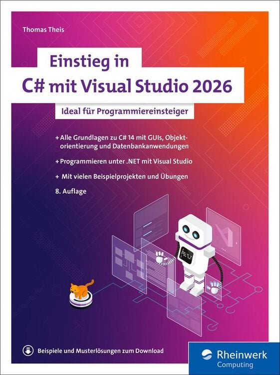 Produktbild: Einstieg in C# mit Visual Studio 2026