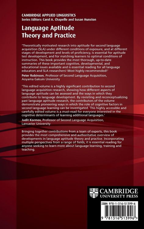 Produktbild: Language Aptitude Theory and Practice