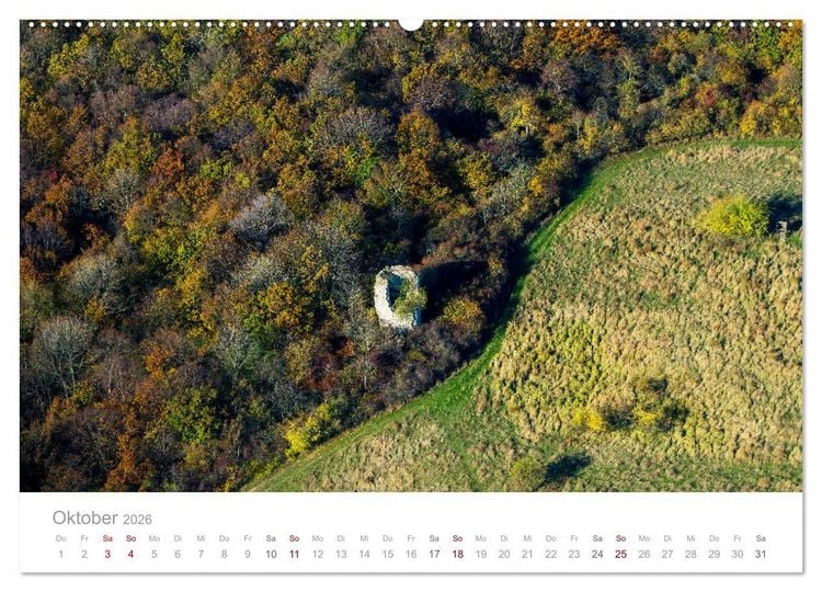 Produktbild: Harzvorland Luftbilder 2026 (Wandkalender 2026 DIN A2 quer), CALVENDO Monatskalender