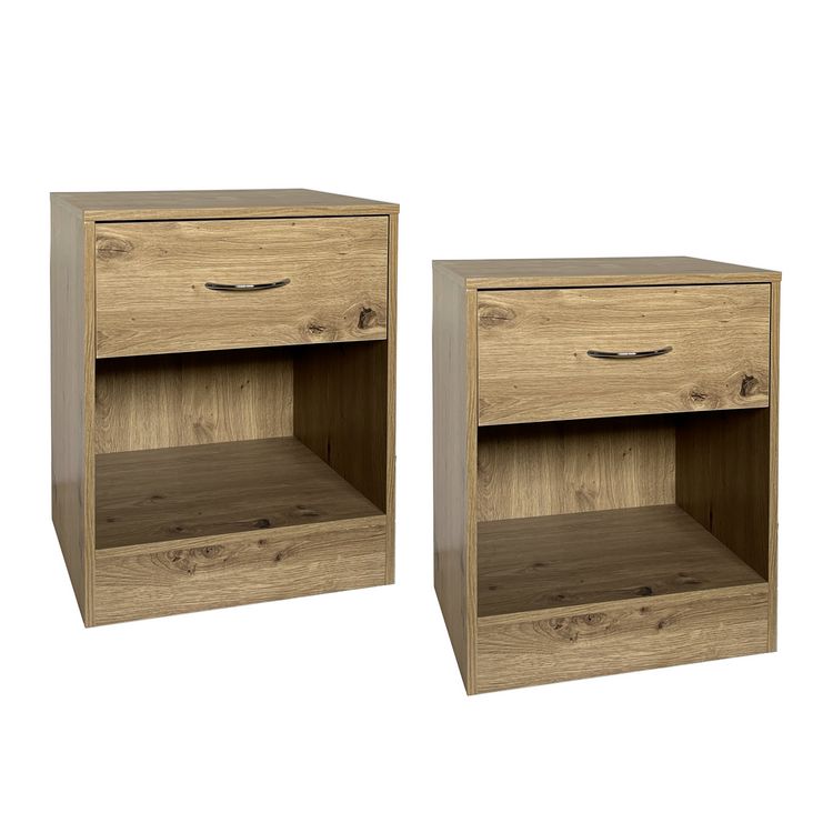 Produktbild: HTI-Living Nachttisch 2er Set Thekla 4050 Artisaneiche Nachttisch 2er Set Thekla 4050 Artisaneiche