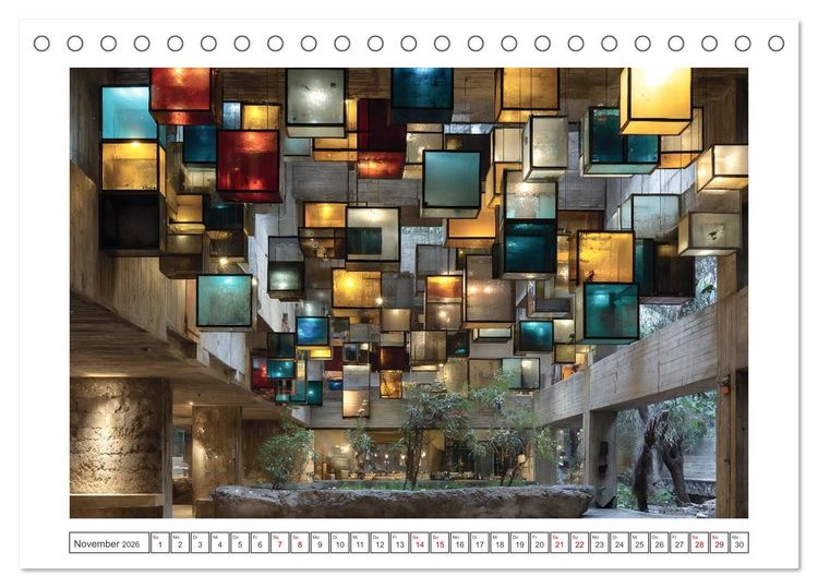 Produktbild: Licht trifft Beton (Tischkalender 2026 DIN A5 quer), CALVENDO Monatskalender