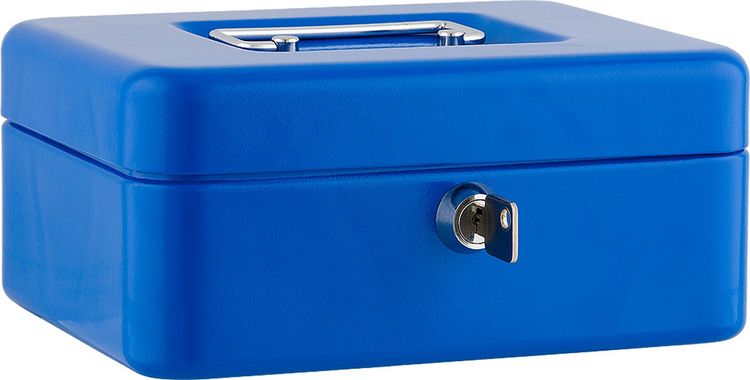 Produktbild: SAX Geldkassette 20x16x9 cm, blau