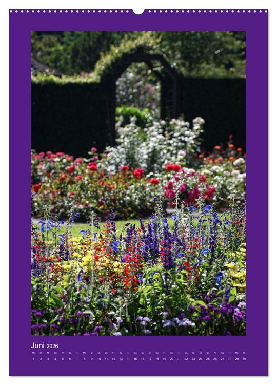 Produktbild: Farbtupferl - Botanischer Garten Augsburg (hochwertiger Premium Wandkalender 2026 DIN A2 hoch), Kunstdruck in Hochglanz