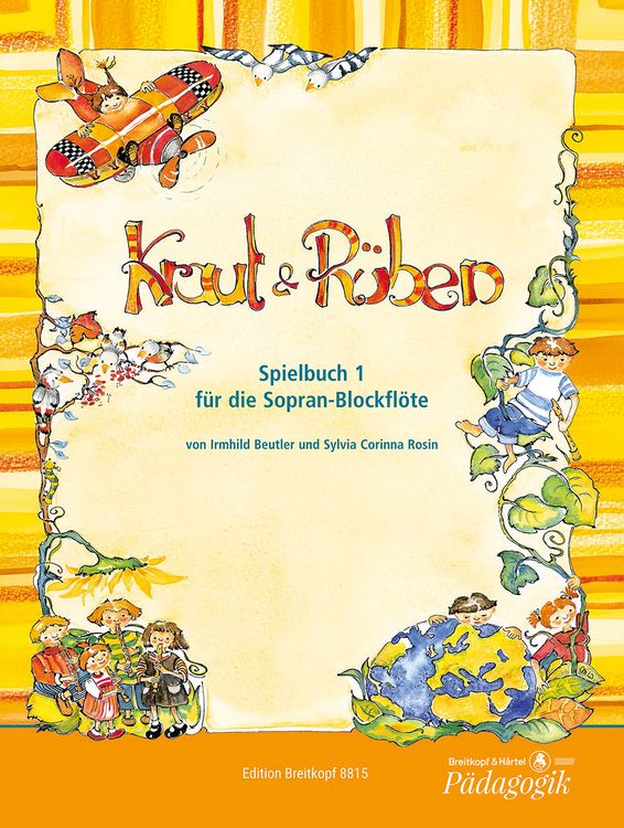 Produktbild: Kraut & R&uuml;ben, Spielbuch 1 f. Sopranblockfl&ouml;te
