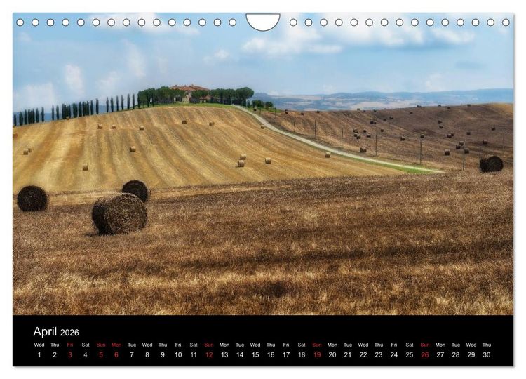 Produktbild: Magical Tuscany and Liguria (Wall Calendar 2026 DIN A4 landscape), CALVENDO 12 Month Wall Calendar