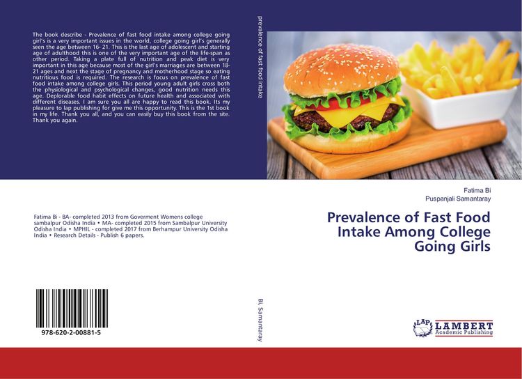 Produktbild: Prevalence of Fast Food Intake Among College Going Girls