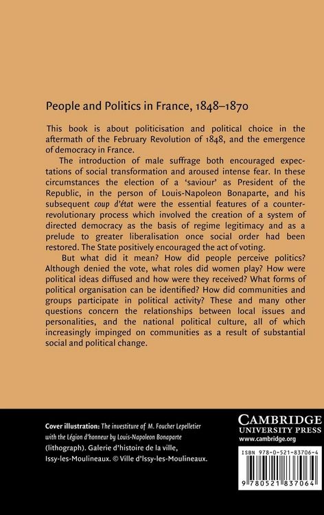 Produktbild: People and Politics in France, 1848-1870