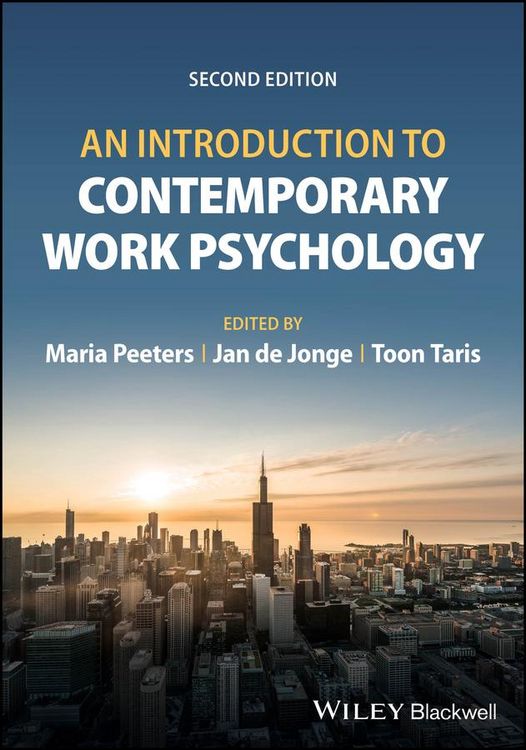 Produktbild: An Introduction to Contemporary Work Psychology