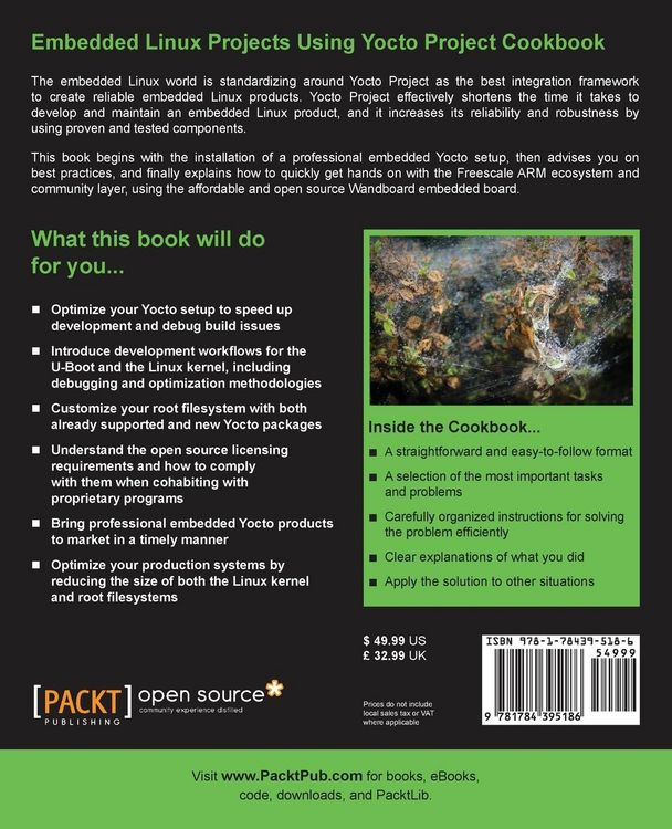 Produktbild: Embedded Linux Projects Using Yocto Project Cookbook
