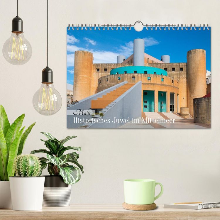 Produktbild: Malta &ndash; Historisches Juwel im Mittelmeer (Wandkalender 2026 DIN A4 quer), CALVENDO Monatskalender
