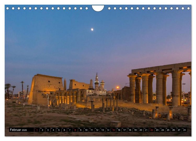 Produktbild: Abenteuer am Nil. Auf den Spuren der Pharaonen (Wandkalender 2026 DIN A4 quer), CALVENDO Monatskalender