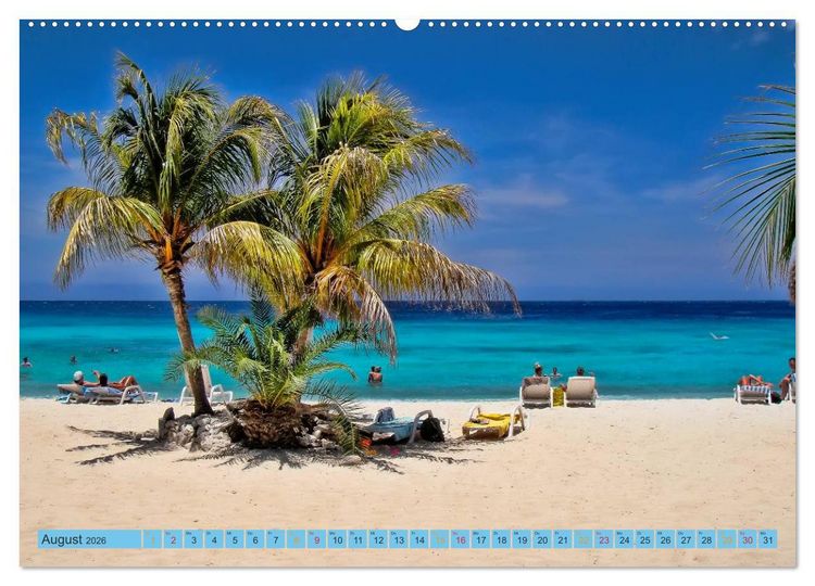 Produktbild: Cura&ccedil;ao - bunte Insel in der Karibik (hochwertiger Premium Wandkalender 2026 DIN A2 quer), Kunstdruck in Hochglanz
