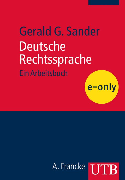 Produktbild: Deutsche Rechtssprache