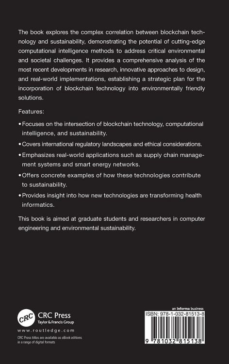 Produktbild: Applications of Blockchain and Computational Intelligence in Environmental Sustainability