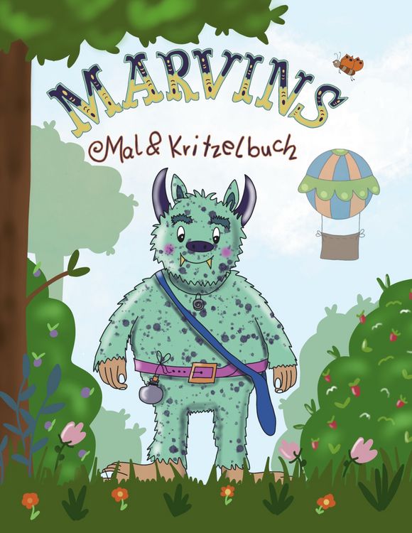 Produktbild: Marvins Mal- und Kritzelbuch