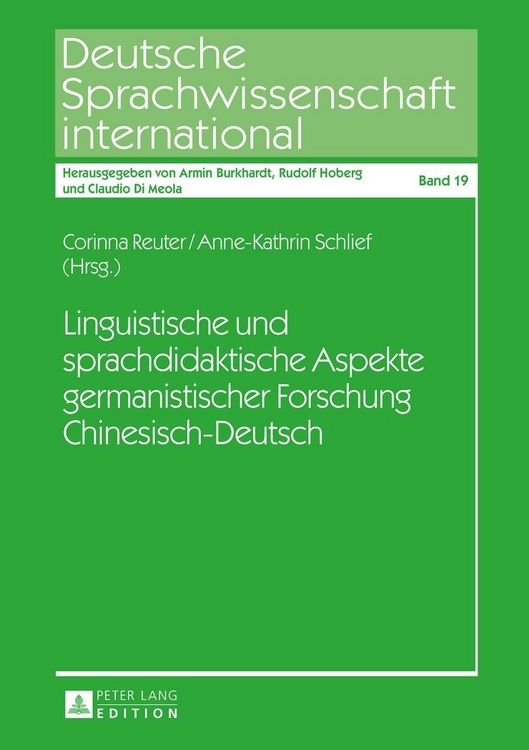 Produktbild: Linguistische und sprachdidaktische Aspekte germanistischer Forschung Chinesisch-Deutsch