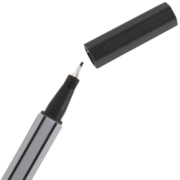 Produktbild: Idena Fineliner 0,4mm rot blau gr&uuml;n schwarz 4 St&uuml;ck