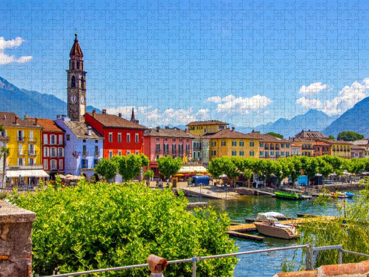 Produktbild: CALVENDO Puzzle Ascona | 1000 Teile Lege-Gr&ouml;&szlig;e 64x48cm Foto-Puzzle f&uuml;r gl&uuml;ckliche Stunden
