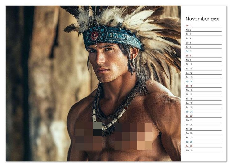 Produktbild: Im Bann des Kriegers (Wandkalender 2026 DIN A3 quer), CALVENDO Monatskalender