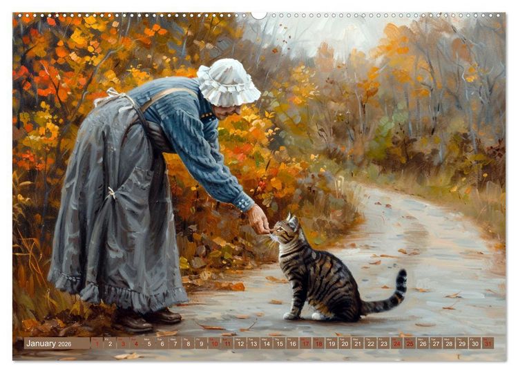 Produktbild: Life on a Farm in Old America (Wall Calendar 2026 DIN A2 landscape), CALVENDO 12 Month Wall Calendar