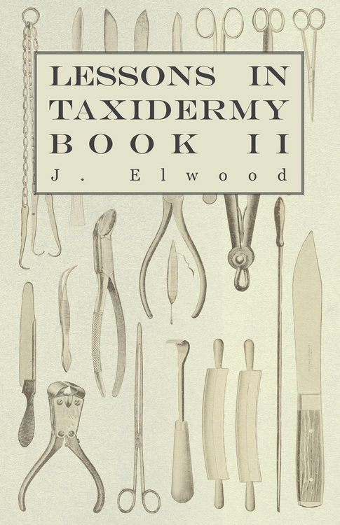 Produktbild: Lessons in Taxidermy - A Comprehensive Treatise on Collecting and Preserving all Subjects of Natural History - Book II.