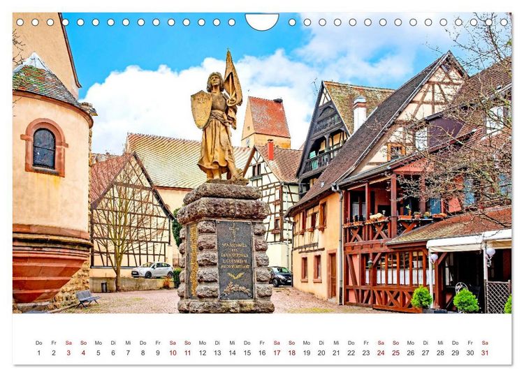 Produktbild: Eguisheim - M&auml;rchendorf im Elsass (Wandkalender 2026 DIN A4 quer), CALVENDO Monatskalender