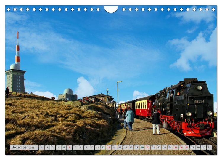 Produktbild: Harzer Dampfmomente (Wandkalender 2026 DIN A4 quer), CALVENDO Monatskalender