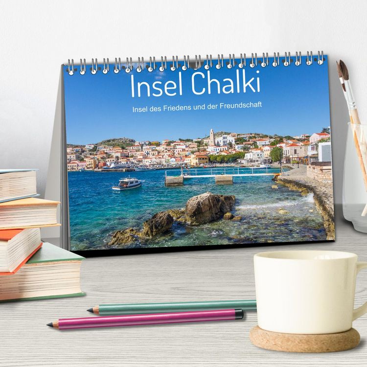 Produktbild: Insel Chalki (Tischkalender 2026 DIN A5 quer), CALVENDO Monatskalender