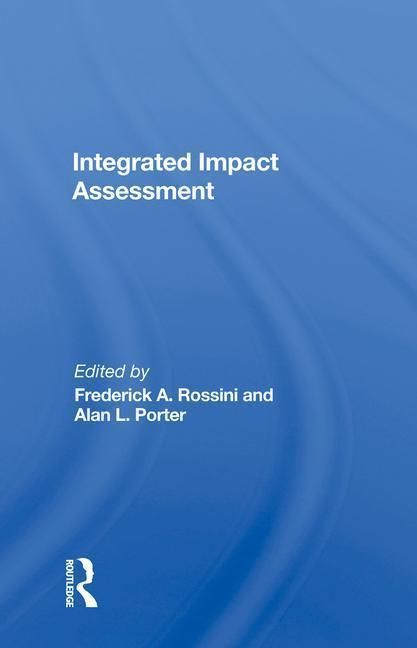 Produktbild: Rossini, F: Integrated Impact Assessment