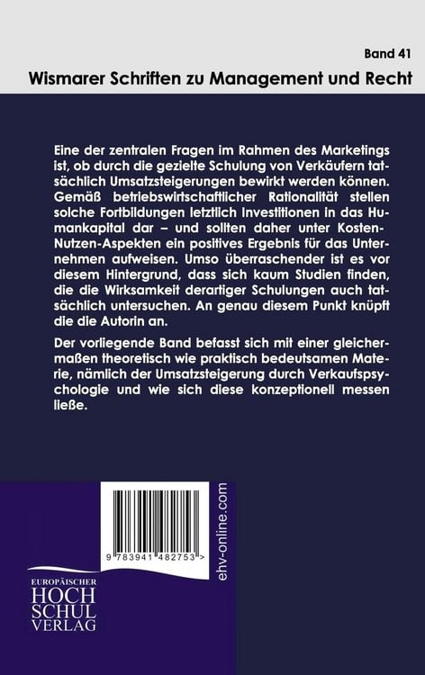 Produktbild: Umsatzsteigerung durch Verkaufspsychologie