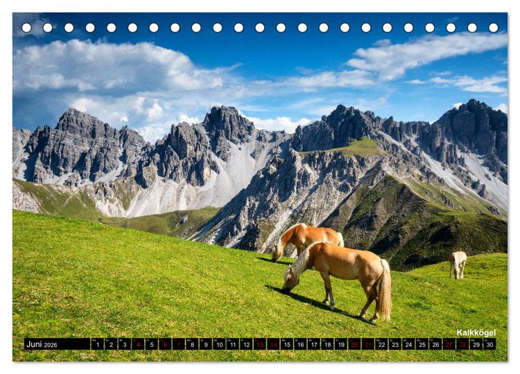 Produktbild: Tirol 2026 - die sch&ouml;nsten Pl&auml;tze (Tischkalender 2026 DIN A5 quer), CALVENDO Monatskalender