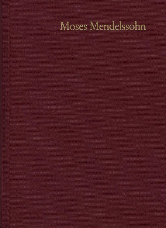 Produktbild: Moses Mendelssohn: Gesammelte Schriften. Jubil&auml;umsausgabe / Band 9,1: Schriften zum Judentum III,1