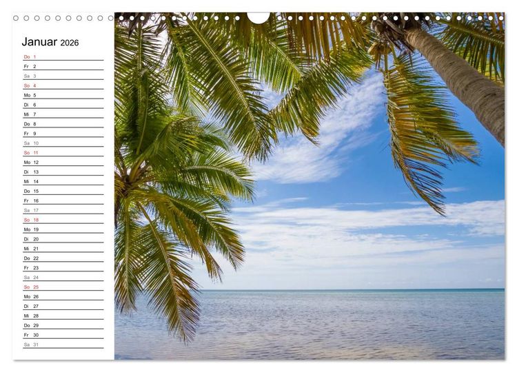 Produktbild: FLORIDA KEYS und KEY WEST Malerische Reiseroute (Wandkalender 2026 DIN A3 quer), CALVENDO Monatskalender