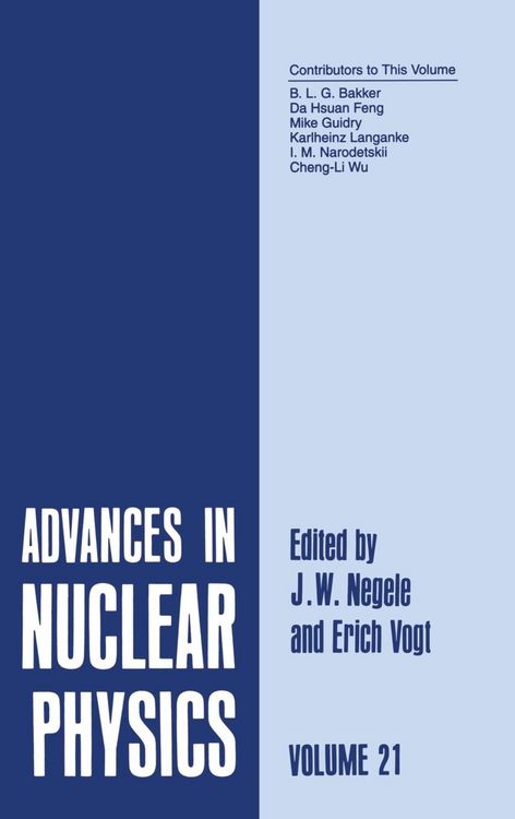Produktbild: Advances in Nuclear Physics