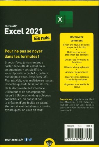 Produktbild: Excel 2021 pour les nuls