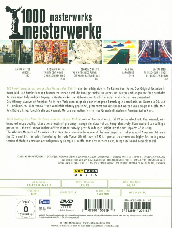 Produktbild: 1000 Meisterwerke: Whitney Museum of American Art &ndash; New York