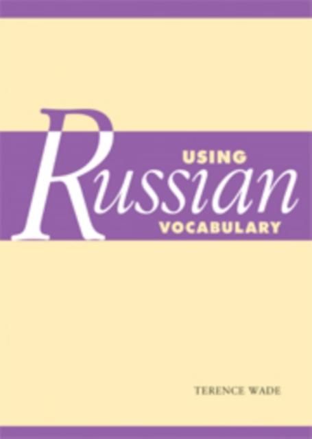 Produktbild: Using Russian Vocabulary