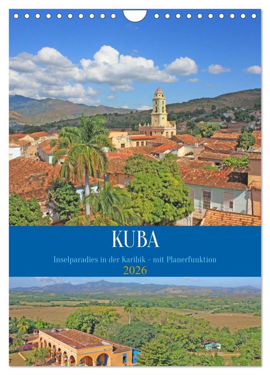 Produktbild: Kuba - Inselparadies in der Karibik (Wandkalender 2026 DIN A4 hoch), CALVENDO Monatskalender