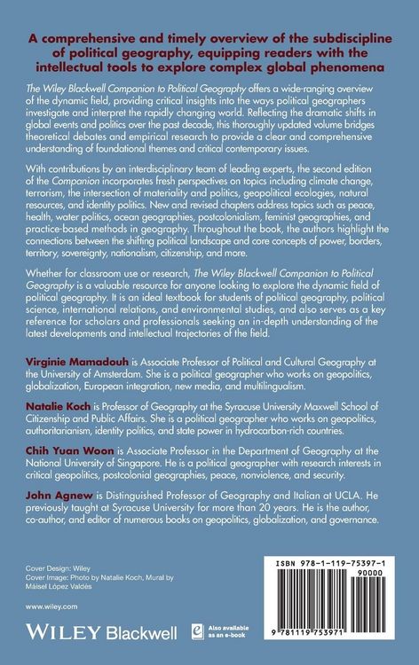 Produktbild: The Wiley Blackwell Companion to Political Geography
