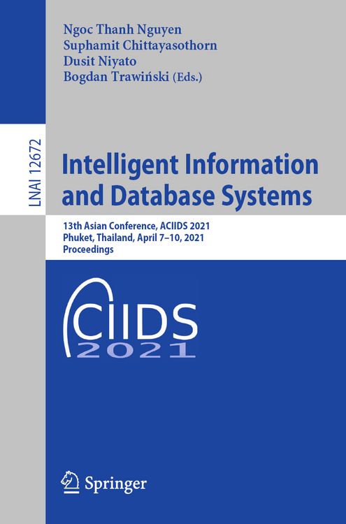 Produktbild: Intelligent Information and Database Systems