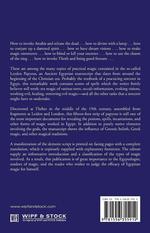 Produktbild: The Demotic Magical Papyrus of London and Leiden
