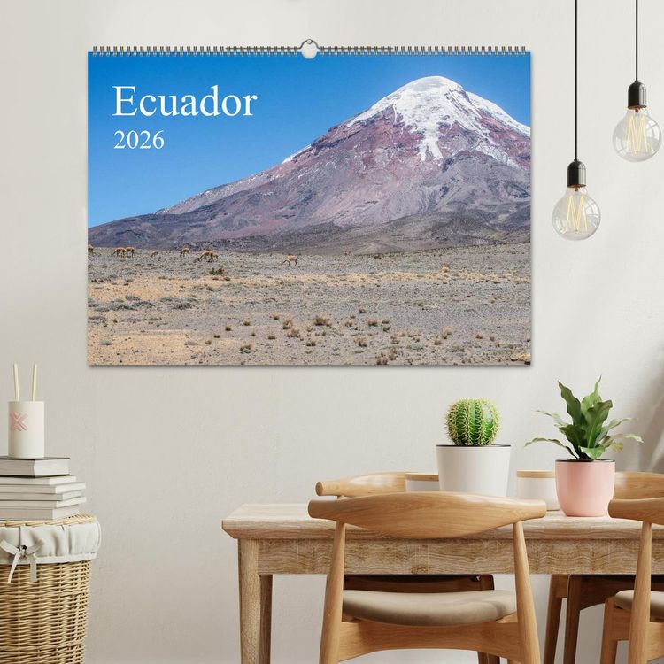 Produktbild: Ecuador (Wandkalender 2026 DIN A2 quer), CALVENDO Monatskalender