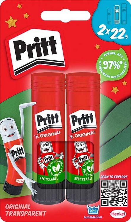 Produktbild: Henkel AG & Co. KGaA Klebestift Pritt 2x22g
