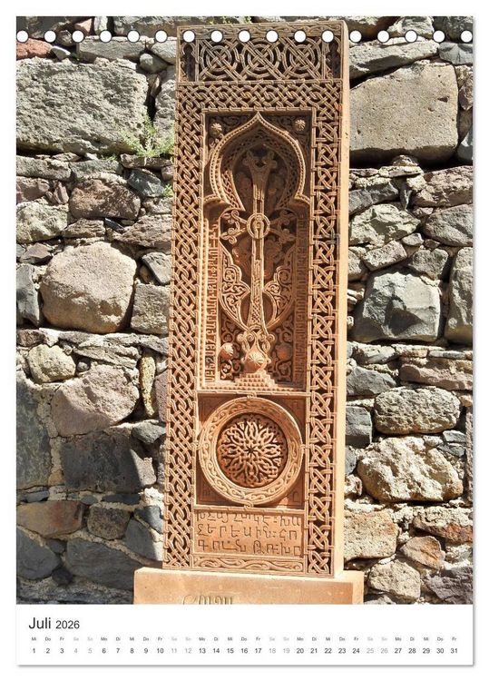 Produktbild: Armenien KULT.P - Kultur - Kl&ouml;ster - Landschaften - Seidenstra&szlig;e (Tischkalender 2026 DIN A5 hoch), CALVENDO Monatskalender