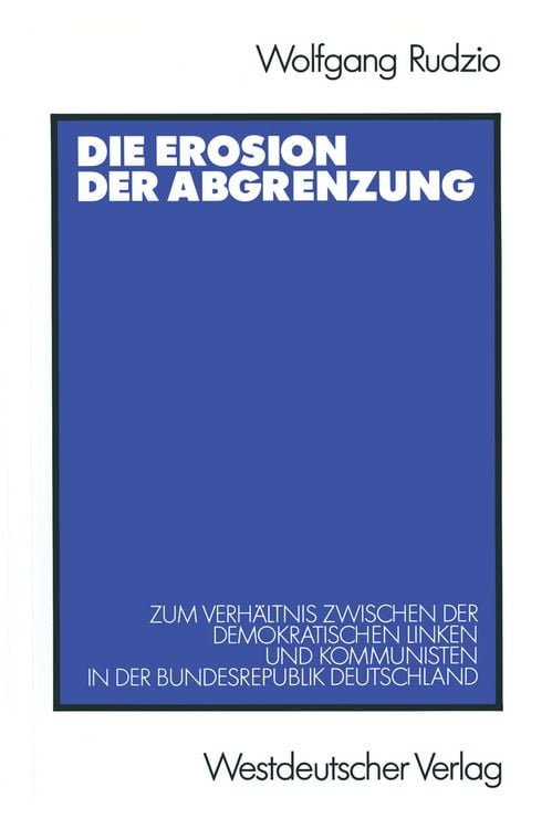 Produktbild: Die Erosion der Abgrenzung